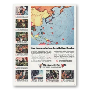 1945 Western Electric Print Ad | Tighten Ring