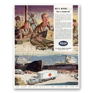 1945 White Trucks Print Ad | Home