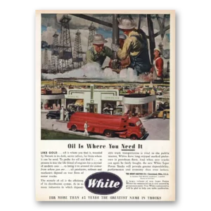 1945 White Trucks Print Ad | You Need It
