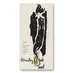 1945 Wrisley Gold Tassel Print Ad | Dream World