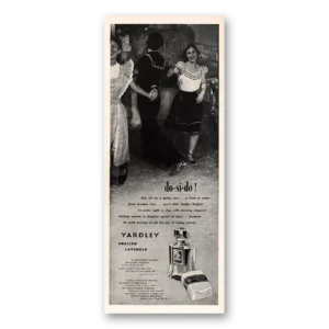 1945 English Lavender Print Ad | Do Si Do