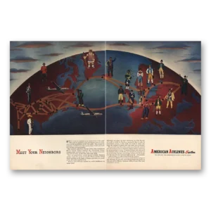 1946 American Airlines Print Ad | Neighbors