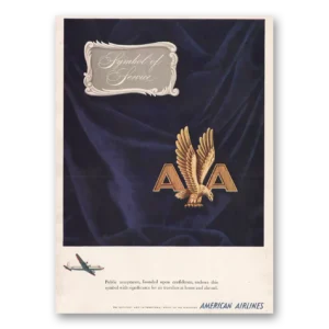 1946 American Airlines Print Ad | Symbol Service