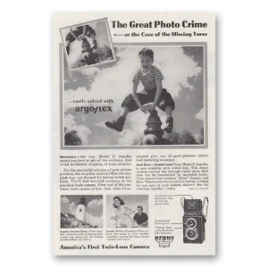 1946 Argoflex Camera Print Ad | Photo Crime