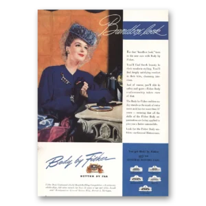 1946 Body by Fisher Print Ad | Bandbox Look