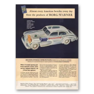 1946 Borg-Warner Print Ad | Trouble Free