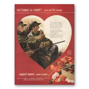 1946 Council On Candy Print Ad | Candys Dandy