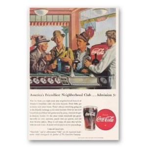 1946 Coca Cola Print Ad | Neighborhood Club