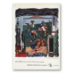 1946 Container Corporation of America Print Ad | New Jersey