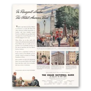 1946 Chase National Bank Print Ad | Resurgent London