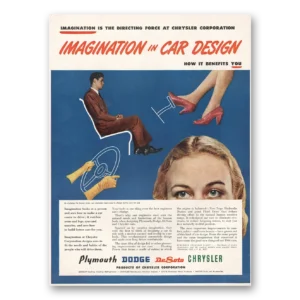 1946 Chrysler Corporation Print Ad | Imagination