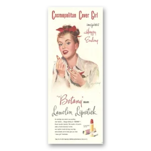 1946 Botany Print Ad | Cosmopolitan Cover