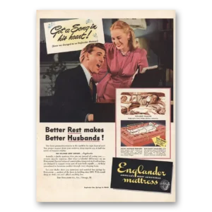 1946 Englander Mattress Print Ad | Got Song