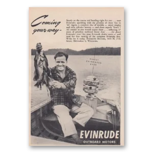 1946 Evinrude Print Ad | Coming Your Way