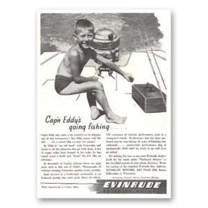 1946 Evinrude Print Ad | Capn Eddys