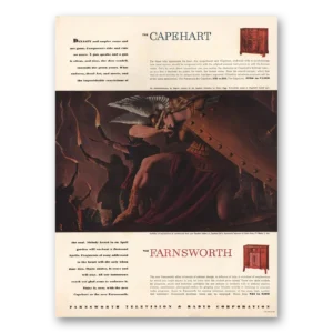 1946 Farnsworth Television Print Ad | Dynasty Empire