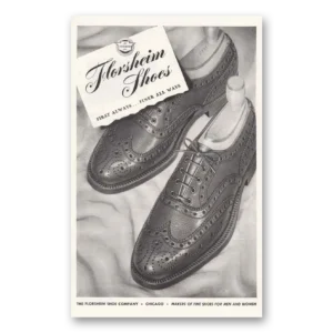 1946 Florsheim Shoes Print Ad | First Always