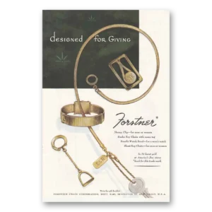 1946 Forstner Print Ad | Money Clip