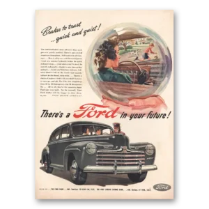 1946 Ford Print Ad | Brakes Trust