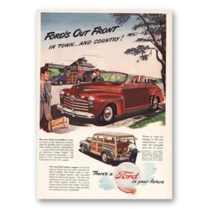1946 Ford Wagons Print Ad | Out Front