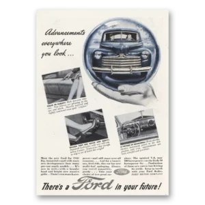 1946 Ford Print Ad | Advancements