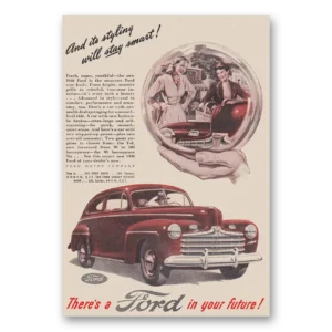 1946 Ford Print Ad | Will Stay Smart