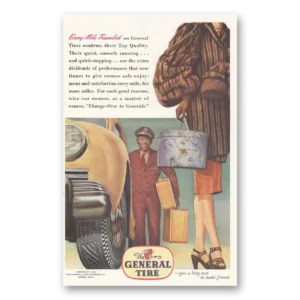 1946 General Tire Print Ad | Every Mile