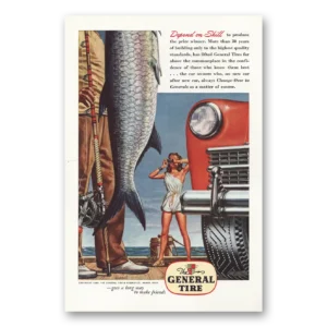 1946 General Tire Print Ad | Depend Skill