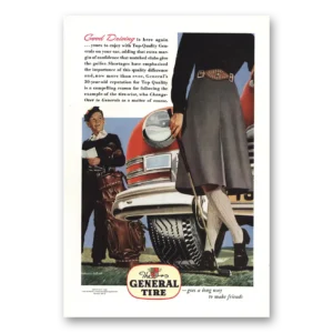 1946 General Tire Print Ad | Good Driving