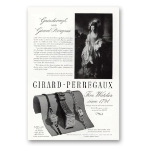 1946 Girard Perregaux Print Ad | Gainsborough