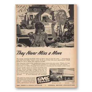 1946 GMC Trucks Print Ad | Never Miss