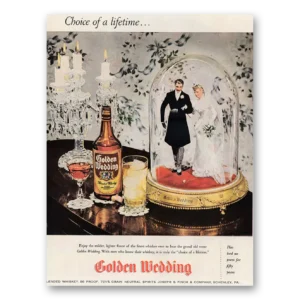 1946 Golden Wedding Print Ad | Choice Lifetime