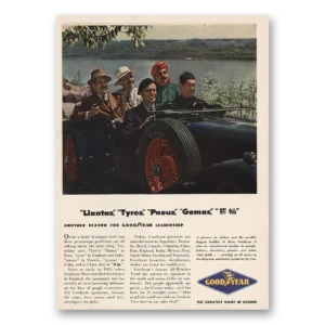 1946 Goodyear Tires Print Ad | Llantas Tyres