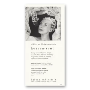 1946 Helena Rubinstein Print Ad | Christmas Heaven Sent