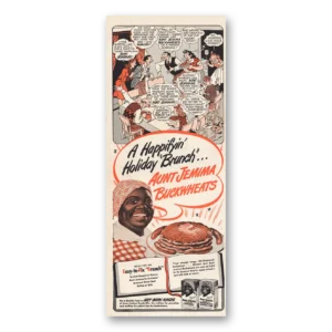 1946 Aunt Jemima Print Ad | Buckwheats
