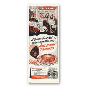 1946 Aunt Jemima Print Ad | Batter Up