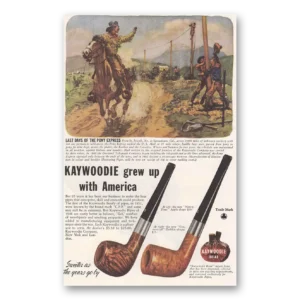 1946 Briar Pipe Print Ad | Pony Express