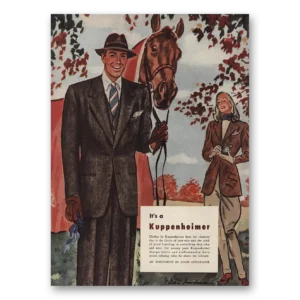 1946 Kuppenheimer Clothes Print Ad | Character