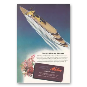 1946 Matson Line Print Ad | Clearing Horizons