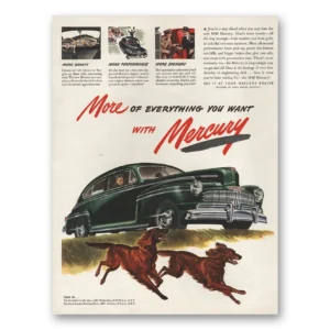 1946 Mercury Print Ad | Step Ahead