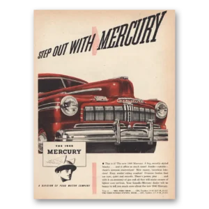 1945 Mercury Print Ad | Step Out