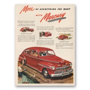 1946 Mercury Print Ad | Demand More