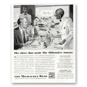 1946 Milwaukee Road Print Ad | Milwaukee Famous