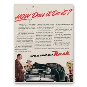 1946 Nash Motors Print Ad | Do It