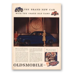 1946 Oldsmobile Print Ad | Old Name