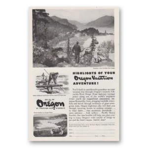1946 Oregon Print Ad | Highlights
