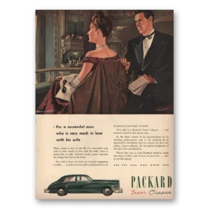 1946 Packard Super Clipper Print Ad | Love