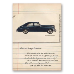 1946 Packard Touring Sedan Print Ad | Super