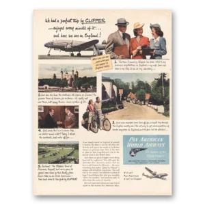 1946 Pan Am Print Ad | Clipper