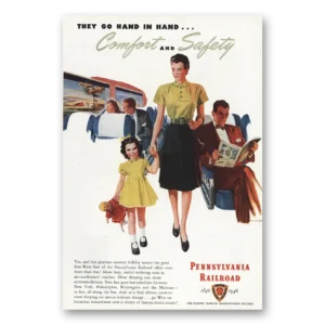 1946 Pennsylvania Railroad Print Ad | In Hand